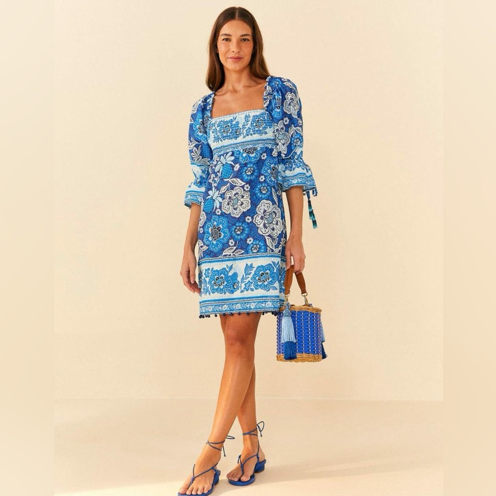 Farm Rio Full of Flowers mini dress